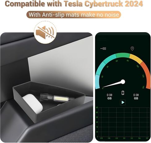 YEE PIN Cybertruck Door Handle Inserts for Tesla Cybertruck 2024 2025, Cybertruck Door Handle Pocket Side Storage for Cybertruck Accessories 2 Pack in Saudi Arabia