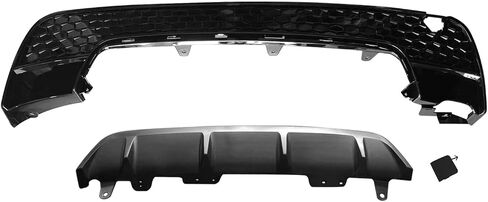 Rear Lower Bumper Cover Honeycomb Kit with trailer cover For 2020-2022 Toyota Corolla SE XSE 2.0L in Saudi Arabia
