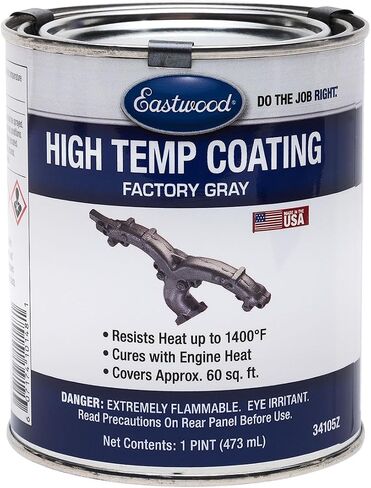 Eastwood Factory Finish Gray High Temperature Durability Coating 1 Pint in Saudi Arabia