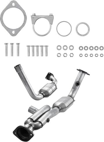 VEVOR Catalytic Converter, Compatible with Cadillac Escalade/Chevy Avalanche Silverado Suburban Tahoe/GMC Sierra Yukon, 4.3L V6, 4.8L/5.3L V8, Front, Left, Right, for Purifying Exhaust Gases in Saudi Arabia