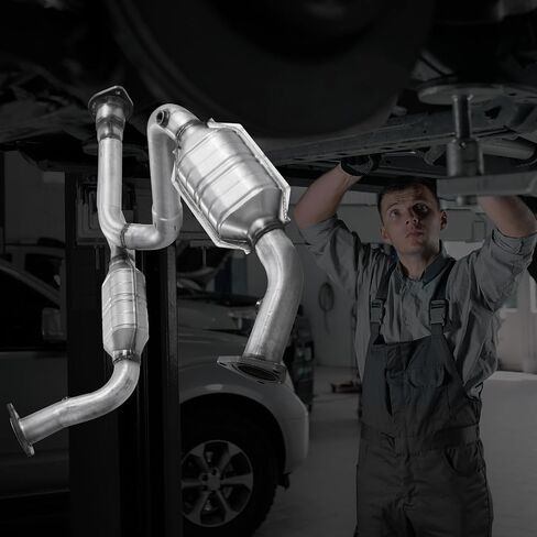 VEVOR Catalytic Converter, Compatible with Cadillac Escalade/Chevy Avalanche Silverado Suburban Tahoe/GMC Sierra Yukon, 4.3L V6, 4.8L/5.3L V8, Front, Left, Right, for Purifying Exhaust Gases in Saudi Arabia