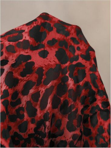 Women's Leopard Print Ruched Y2k Dresses Deep V Neck Long Sleeve Bodycon Mini Dress in Saudi Arabia
