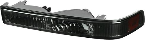 Spec-D Tuning Black Housing Clear Lens Bumper Lights Compatible with 1998-2004 Chevy S10 Blazer GMC Sonoma L+R Pair Assembly in Saudi Arabia