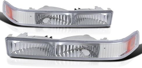 مواصفات ضبط المساكن الأسود العدسة واضحة العدسة مصابيح الوفير متوافقة مع 1998-2004 Chevy S10 Blazer GMC Sonoma L+R مجموعة الزوج in Kuwait