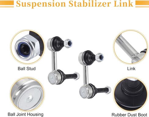 X AUTOHAUX 2pcs Front Sway Bar Links Stabilizer Link Kit for Lexus LS460 2007-2016 for Lexus LS600h 2008-2016 Suspension Kit No.K750171/K750172 in Saudi Arabia