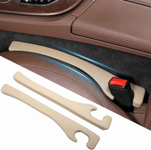 Car Seat Gap Filler Set of 2,Seat Gap Organizer, No Drop Seat Guard,2025 New Car Seat Side Gap Filler Organizer, Drop Seat Guards for Cars (Black 2Pcs) in Saudi Arabia