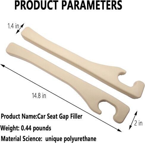 Car Seat Gap Filler Set of 2,Seat Gap Organizer, No Drop Seat Guard,2025 New Car Seat Side Gap Filler Organizer, Drop Seat Guards for Cars (Black 2Pcs) in Saudi Arabia