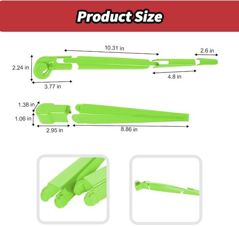 JeCar Red Windshield Wiper Blades Trim Cover for Jeep Wrangler JK JKU 2007-2017 Front & Rear Window Wiper Arm Decoration Accessories in Saudi Arabia