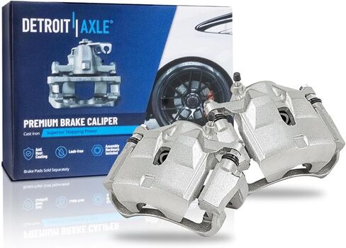 Detroit Axle - Front 2pc Brake Calipers for Toyota RAV4 Prius V Lexus HS250h Scion xB, 2 Disc Brake Calipers with Bracket Replacement in Saudi Arabia