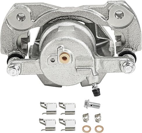 Detroit Axle - Front 2pc Brake Calipers for Toyota RAV4 Prius V Lexus HS250h Scion xB, 2 Disc Brake Calipers with Bracket Replacement in Saudi Arabia