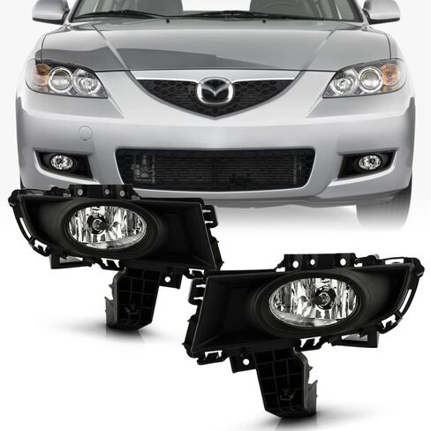 Acanii - لعام 2007-2009 Mazda 3 Mazda3 4DR Sedan Driving Lights Lights+Switch Assembly Side in Saudi Arabia