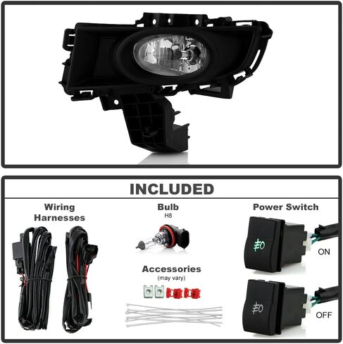 Acanii - لعام 2007-2009 Mazda 3 Mazda3 4DR Sedan Driving Lights Lights+Switch Assembly Side in Saudi Arabia