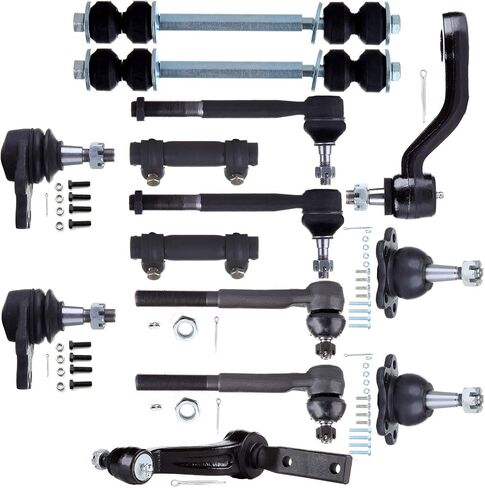 OCPTY-جديد مكون من 14 قطعة Pitman ARM TIE ROD AND SELEVE SWAY BAR LINK BALL FIT 1988-1992 لـ CHEVY K1500 4WD 1988-1992 K2500 4WD 1988-1992 لـ GMC K1500 4WD 1988-1992 K2500 4WD 4WD in Saudi Arabia