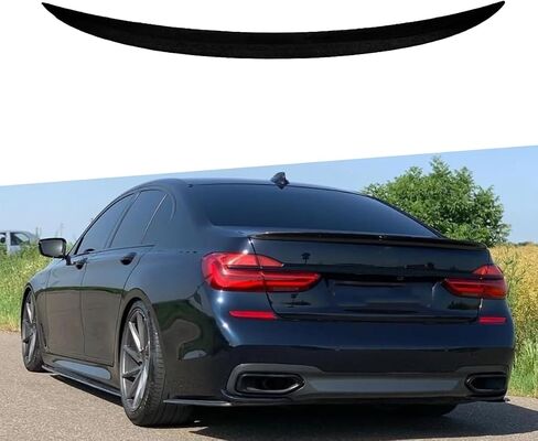 المفسد الخلفي Paisen متوافق مع 2016-2022 7 Series G112 G12 740i 750i سيدان ، MP Gloss Black ABS Material Spoiler Trunk Spoiler ， 1pc in Kuwait