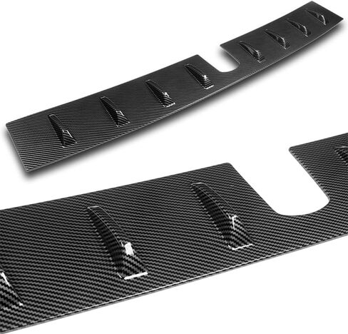 Q1-TECH, Carbon Fiber Painted Rear Roof Diffuser Spoiler Wing 8 Shark Fin Compatible with 2022-2025 Subaru WRX, Shark Fin Roof Spoiler Wing in Saudi Arabia