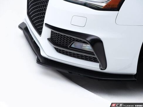 ECS Front Lip - نمط الخائن متوافق مع Audi B8.5 S4 / A4 S -Line Daceelift (Gloss Black) in Saudi Arabia