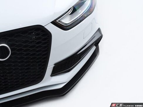 ECS Front Lip - نمط الخائن متوافق مع Audi B8.5 S4 / A4 S -Line Daceelift (Gloss Black) in Saudi Arabia