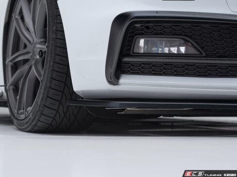 ECS Front Lip - نمط الخائن متوافق مع Audi B8.5 S4 / A4 S -Line Daceelift (Gloss Black) in Saudi Arabia