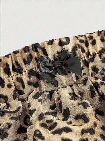 Soly Hux Women's Plus Size Bloomers Shorts Y2K Leopard Lyered Lolita Dumpkin Strims Mini in Kuwait