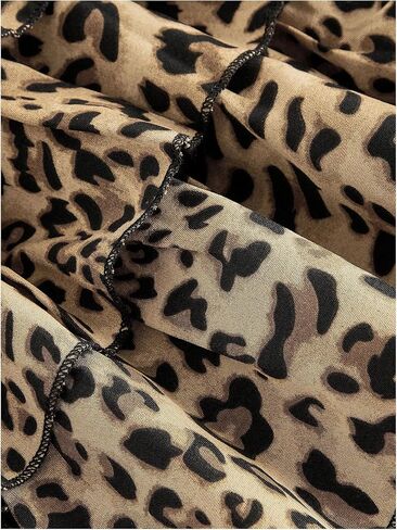 Soly Hux Women's Plus Size Bloomers Shorts Y2K Leopard Lyered Lolita Dumpkin Strims Mini in Kuwait