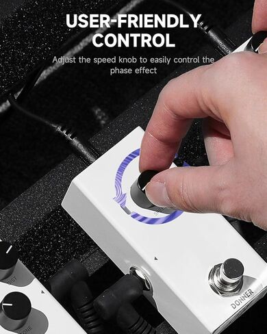 Donner EMBARK 01 ECHO Delay Guitar Pedal, DIY Shell, Electric Guitar, Analog Guitar Effect Pedal, true bypass in Kuwait