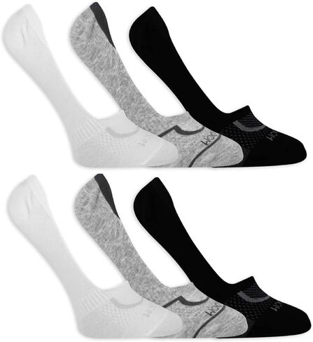 Fruit of the Loom 6 Pair Coolzone Liners White Assorted Large in Saudi Arabia