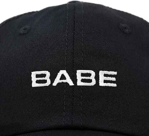 DALIX Babe Embroidered Cotton Baseball Cap Adjustable Dad Hat Womens in Saudi Arabia
