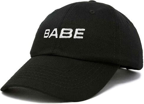DALIX Babe Embroidered Cotton Baseball Cap Adjustable Dad Hat Womens in Saudi Arabia