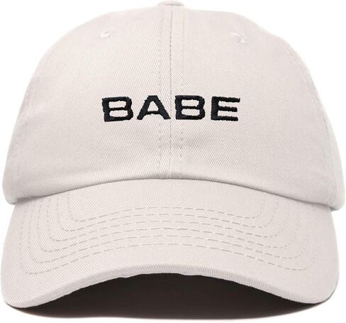 DALIX Babe Embroidered Cotton Baseball Cap Adjustable Dad Hat Womens in Saudi Arabia