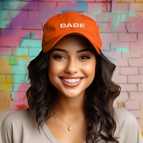 Dalix Babe المطرزة القطن Cap Cap قابلة للتعديل قبعة أبي للسيدات in Saudi Arabia