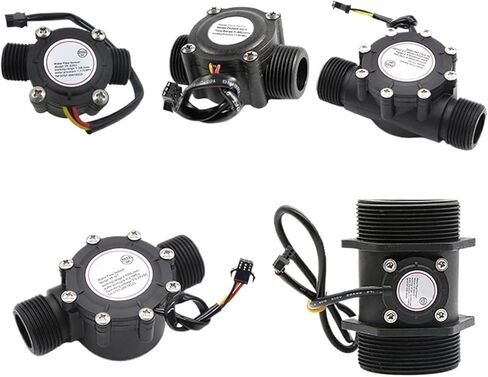 1PCS مستشعر تدفق الماء DC3.5-24V NYLON SILDMERMET NPN HALL SESSOR SENSOR 1.75MPA 1/2 "3/4" 1 "2" مفتاح مستشعر تدفق السوائل (3/4 ") in Kuwait