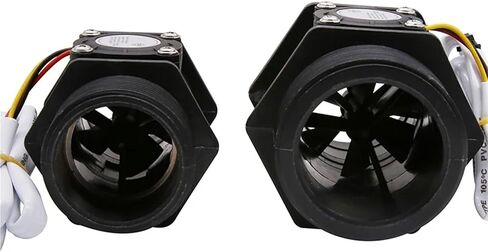 1PCS مستشعر تدفق الماء DC3.5-24V NYLON SILDMERMET NPN HALL SESSOR SENSOR 1.75MPA 1/2 "3/4" 1 "2" مفتاح مستشعر تدفق السوائل (3/4 ") in Kuwait