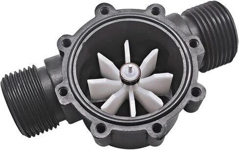 1PCS مستشعر تدفق الماء DC3.5-24V NYLON SILDMERMET NPN HALL SESSOR SENSOR 1.75MPA 1/2 "3/4" 1 "2" مفتاح مستشعر تدفق السوائل (3/4 ") in Kuwait