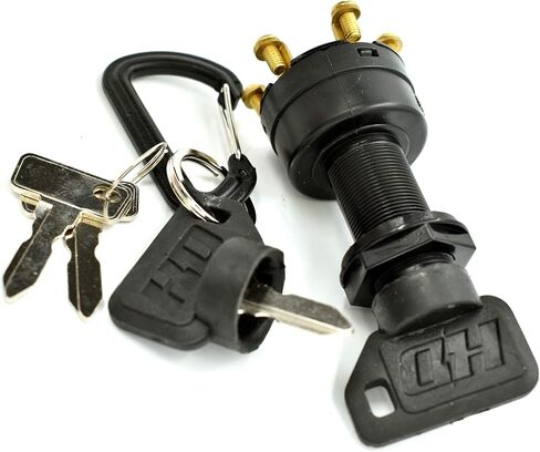 HD Switch Starter Ignition Key Switch Replaces Club Car 1996-2002 Turf, Carryall I & II DS, XRT, w/ 4 Keys, Clubcar in Saudi Arabia