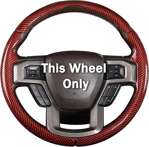 Steering Wheel Cover for Ford F150 2009-2014/ Ford Expedition 2015-2017, Car Steering Wheel Cover Protector Accessories for Ford (Black) in Kuwait