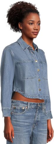 Madewell للنساء القميص القميص طويل الأكمام في Maspeth Wash in Saudi Arabia