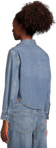Madewell للنساء القميص القميص طويل الأكمام في Maspeth Wash in Saudi Arabia