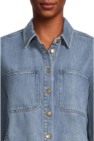 Madewell للنساء القميص القميص طويل الأكمام في Maspeth Wash in Saudi Arabia