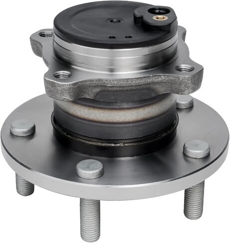 Detroit Axle - Pair Rear Wheel Bearing Hubs for 2004-2013 Mazda 3 [3 Sport] 2006-2017 Mazda 5, 2 Wheel Bearing Hubs Assembly 2007 2008 2009 2010 2011 2012 Replacement in Saudi Arabia