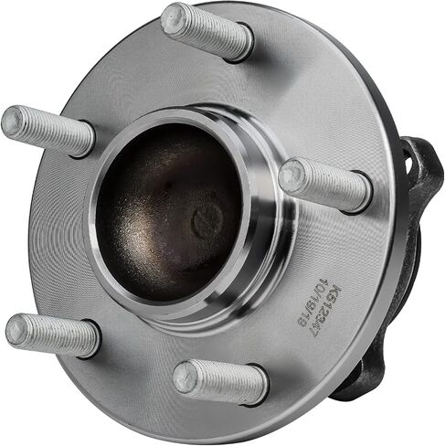 Detroit Axle - Pair Rear Wheel Bearing Hubs for 2004-2013 Mazda 3 [3 Sport] 2006-2017 Mazda 5, 2 Wheel Bearing Hubs Assembly 2007 2008 2009 2010 2011 2012 Replacement in Saudi Arabia