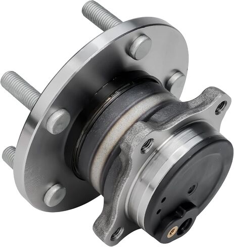 Detroit Axle - Pair Rear Wheel Bearing Hubs for 2004-2013 Mazda 3 [3 Sport] 2006-2017 Mazda 5, 2 Wheel Bearing Hubs Assembly 2007 2008 2009 2010 2011 2012 Replacement in Saudi Arabia