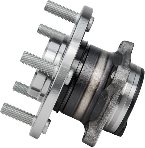 Detroit Axle - Pair Rear Wheel Bearing Hubs for 2004-2013 Mazda 3 [3 Sport] 2006-2017 Mazda 5, 2 Wheel Bearing Hubs Assembly 2007 2008 2009 2010 2011 2012 Replacement in Saudi Arabia