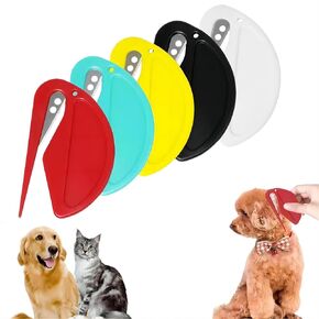 5PCS Knotting Comb for Cats, Multifunctional Dog Comb for Dog, Pet Hair Removal Tool, Cat Dog Knot Remover, Grooming Comb for Dogs And Cats, Pet Knotting Comb for Medium to Long Hairs