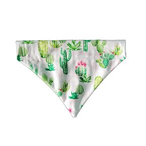 Succulents Over the Collar Dog Bandana That Slips onto Their Existing Collar Size (X-Small)