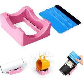 Mity rain Cup Cradle for Tumblers with Squeegee Use to Apply Vinly Decal in Saudi Arabia