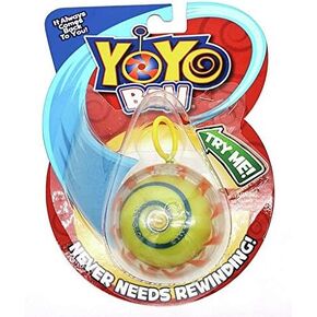 Big Time Toys Yoyo Ball Automatic Return Yoyo, Assorted Colors and Patterns, Never Needs rewinding, New Twist on Old Fun, Enhances Motor Skills and Hand-Eye Coordination, Grows with Skill Level