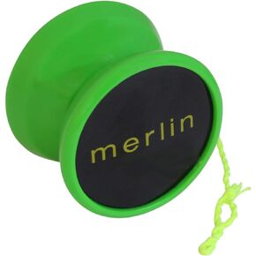 Green Merlin Professional Responsive Yoyo with Narrow C Bearing and Extra String