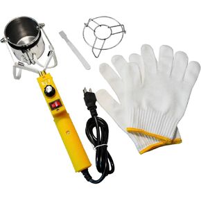 وعاء ذوبان الرصاص لمجموعة قوالب الصيد، بوتقات لصهر المعادن، 110 فولت/500 وات، قوالب الرصاص لوعاء ذوبان القصدير بيوتر لأوزان الصيد، قلادة معدنية مع نطاق درجة حرارة 100-450 درجة مئوية (أخضر) in Kuwait