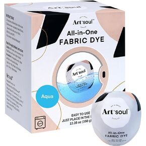 All-in-One Fabric Dye, Teal (Pack of 1),12.35 oz, Washing Machine Specific Dyed Powder, Effortlessly Create Magical Coloring!