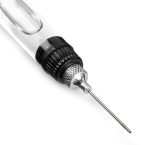 Refillable Needle Precision Pin Point Lube Systems Oiler + Oil with Pocket Clip (1 Piece)
